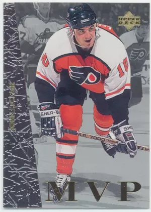1996-97 COLLECTOR'S CHOICE - JOHN LeCLAIR #UD8 MVP