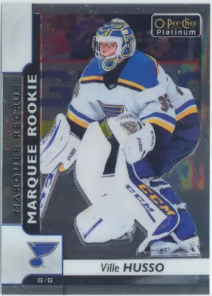 2017-18 O-PEE-CHEE PLATINUM - VILLE HUSSO #186 ROOKIE