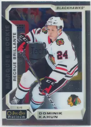 2018-19 O-PEE-CHEE PLATINUM - DOMINIK KAHUN #176 MARQUEE ROOKIE