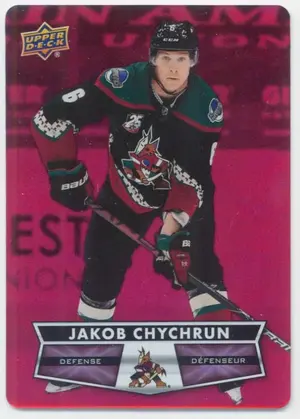 2021-22 TIM HORTONS - JAKOB CHYCHRUN #DC-49 RED DIE CUT