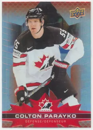 2021-22 TIM HORTONS TEAM CANADA - COLTON PARAYKO #9
