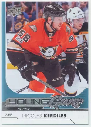 2017-18 UPPER DECK - NICOLAS KERDILES #241 YOUNG GUNS