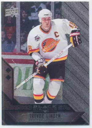 2014-15 BLACK DIAMOND - TREVOR LINDEN #129 DOUBLE DIAMOND