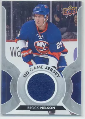 2017-18 UPPER DECK - BROCK NELSON #GJ-BN GAME JERSEY