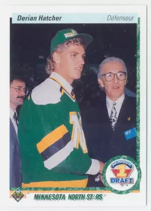 1990-91 UPPER DECK - DERIAN HATCHER #359 RC