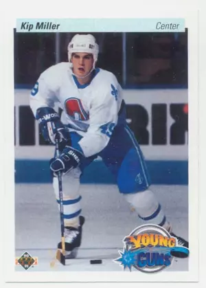 1990-91 UPPER DECK - KIP MILLER #522 YOUNG GUNS