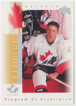 1996-97 UPPER DECK - LUC THEORET #377 PROGRAM OF EXCELLENCE RC