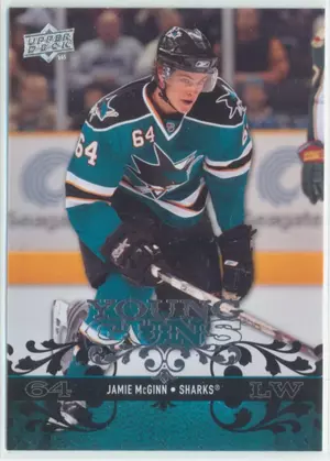 2008-09 UPPER DECK - JAMIE McGINN #490 YOUNG GUNS