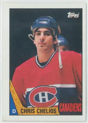 1987-88 Topps - Chris Chelios #106 ⚠