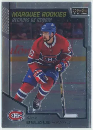 2020-21 O-PEE-CHEE PLATINUM - ALEX BELZILE #187 ROOKIE