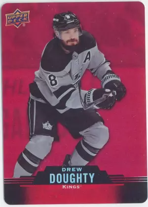 2020-21 TIM HORTONS - DREW DOUGHTY #DC-30 RED DIE CUTS