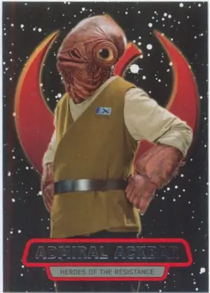2016 Star Wars The Force Awakens - Admiral Ackbar Heroes of the Resistance #7