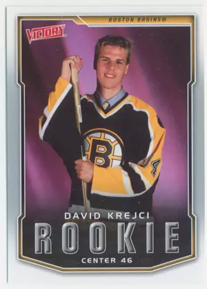 2007-08 VICTORY - DAVID KREJCI #228 ROOKIE