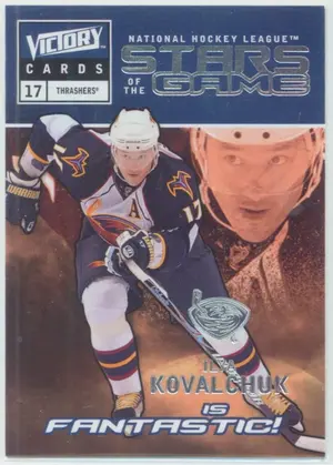 2009-10 VICTORY - ILYA KOVALCHUK #SG3 STARS OF THE GAME