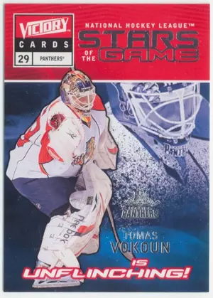 2009-10 VICTORY - TOMAS VOKOUN #SG19 STARS OF THE GAME