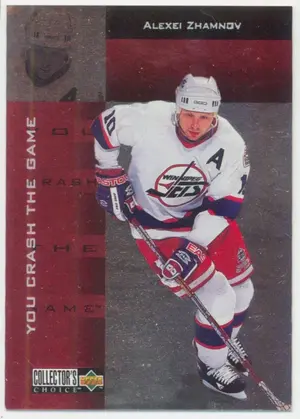 1996-97 COLLECTOR'S CHOICE - ALEXEI ZHAMNOV #CR11 YOU CRASH THE GAME PRIZES