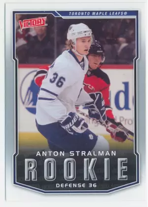 2007-08 VICTORY - ANTON STRALMAN #297 ROOKIE