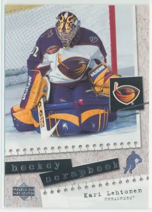 2005-06 UPPER DECK - KARI LEHTONEN #HS4 HOCKEY SCRAPBOOK