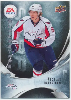 2010-11 UPPER DECK - NICKLAS BACKSTROM #EA9 EA SPORTS SUPERSTARS