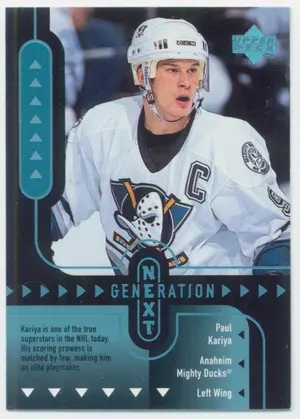 1998-99 UPPER DECK - PAUL KARIYA/DANIEL BREIRE #GN19 GENERATION NEXT