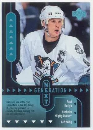 1998-99 UPPER DECK - PAUL KARIYA/DANIEL BREIRE #GN19 GENERATION NEXT