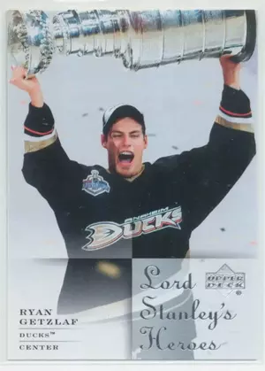 2007-08 UPPER DECK - RYAN GETZLAF #LSH6 LORD STANLEY'S HEROES