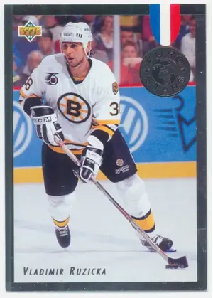 1992-93 UPPER DECK - VLADIMIR RUZICKA #E4 EURO STARS