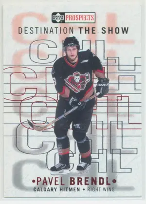 2000-01 CHL PROSPECTS - PAVEL BRENDL #D3 DESTINATION THE SHOW