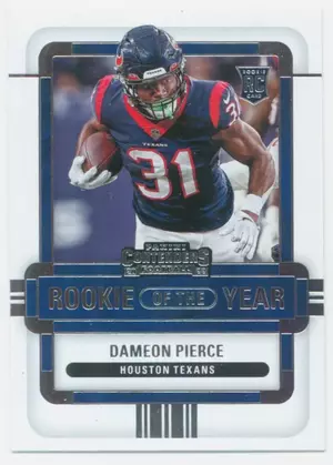 2022 Contenders Football - Dameon Pierce #ROY-DPI Rookie of the Year