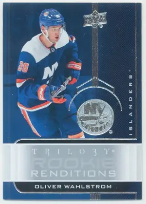 2019-20 TRILOGY - OLIVER WAHLSTROM #RR-49 ROOKIE RENDITIONS