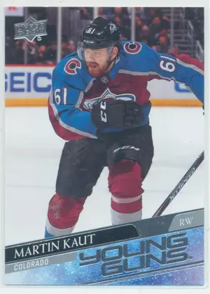 2020-21 UPPER DECK - MARTIN KAUT #217 YOUNG GUNS