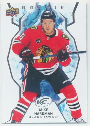 2021-22 UPPER DECK ICE - MIKE HARDMAN #129 ROOKIE
