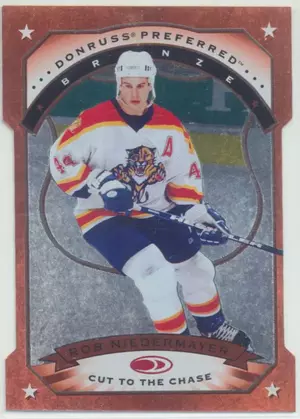 1997-98 DONRUSS PREFERRED - ROB NIEDERMAYER #61 CUT TO THE CHASE