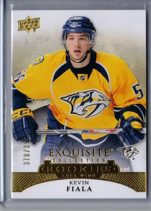 2015-16 Kevin Fiala Exquisite #370/399 Nashville Predators