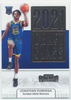 2021-22 Panini Contenders - Jonathan Kuminga #7 2021 Draft Class