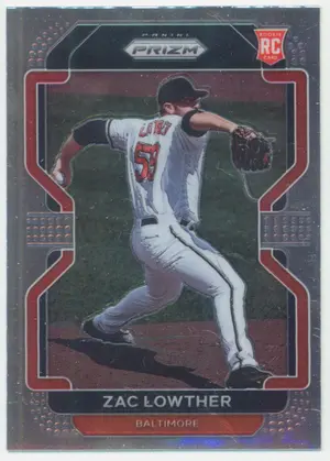 2022 Panini Prizm - Zac Lowther #166 RC Tier II