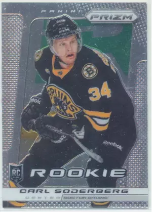 2013-14 PRIZM - CARL SODERBERG #206 ROOKIE