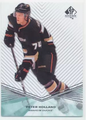 2011-12 SP AUTHENTIC - PETER HOLLAND #R1 ROOKIE EXTENDED