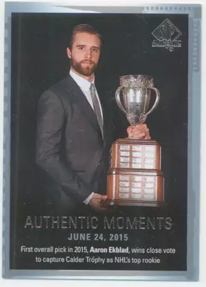 2016-17 SP AUTHENTIC - AARON EKBLAD #150 ALL-TIME MOMENTS