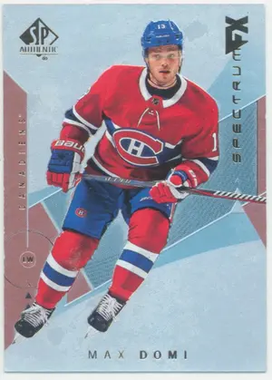 2018-19 SP AUTHENTIC - MAX DOMI #S-17 SPECTRUM FX (UNSCRATCHED)