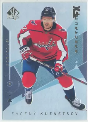 2018-19 SP AUTHENTIC - EVGENY KUZNETSOV #S-29 SPECTRUM FX (UNSCRATCHED)