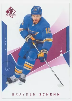 2018-19 SP AUTHENTIC - BRAYDEN SCHENN #53 RED