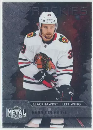 2020-21 SKYBOX METAL UNIVERSE - BRANDON HAGEL #116 ROOKIE