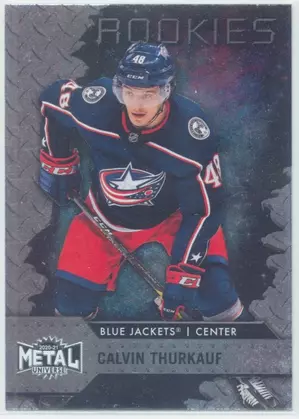 2020-21 SKYBOX METAL UNIVERSE - CALVIN THURKAUF #121 ROOKIE