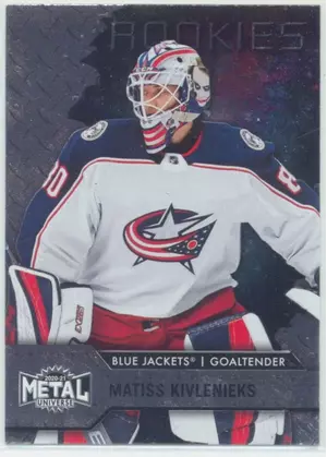 2020-21 SKYBOX METAL UNIVERSE - MATISS KIVLENIEKS #122 ROOKIE