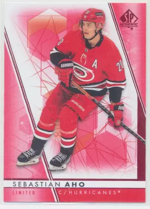 2022-23 SP AUTHENTIC - SEBASTIAN AHO #20 LIMITED RED