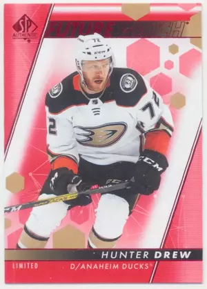 2022-23 SP AUTHENTIC - HUNTER DREW #139 FUTURE WATCH LIMITED RED