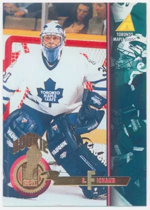 1994-95 PINNACLE - ERIC FICHAUD #493 ROOKIE