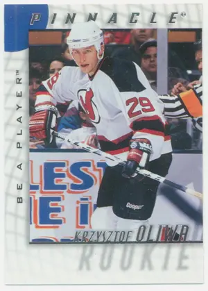 1997-98 PINNACLE BE A PLAYER - KRZYSZTOF OLIWA #229 ROOKIE
