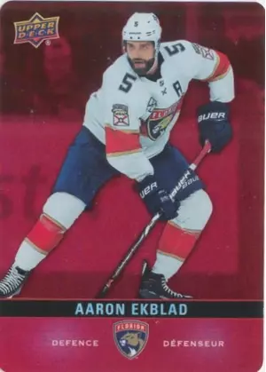 2019-20 TIM HORTONS - AARON EKBLAD #DC-20 RED DIE CUTS